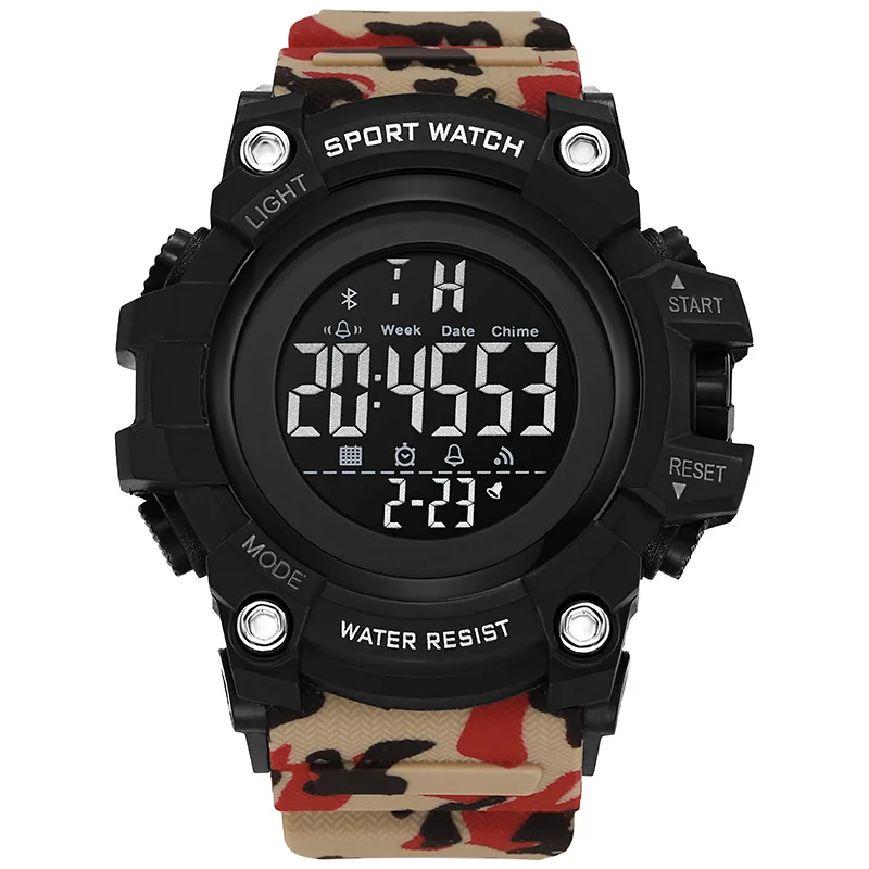 Men Sport Watch Waterproof Military Watches Alarm Clock Digital Men's Sports Watches Outdoor Multifunction Wristwatch for Kids