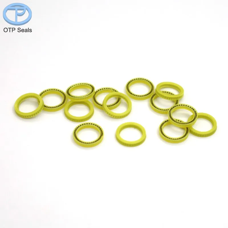 

Spring seal Ring for Shaft UHMWPE seals yellow ultra-high molecular weight polyethylene V spring Non-Standard Parts customized