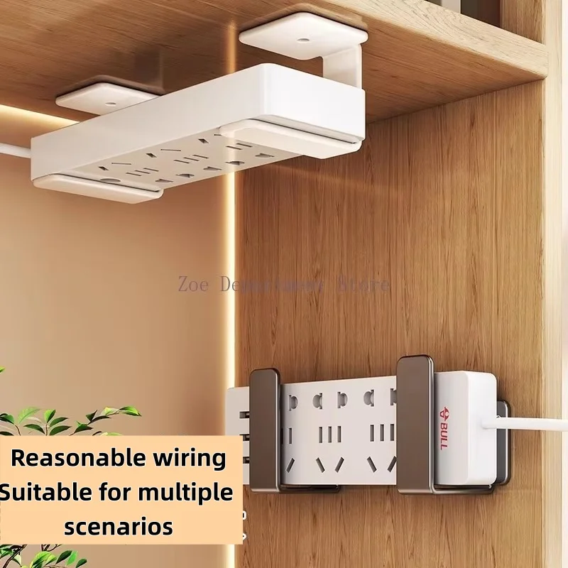 No-Drill Wall Mount Router Storage Box | TV Network Fiber Set Topbox Holder | Multi-Functional Media Device Shelf for Apple TV