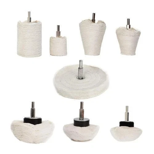 Polishing Pad Buffing Wheel Pads Mop Cloth Wheel Buffer Pad Drill for Metal Aluminum Stainless Steel Chrome Plastic Jewelry etc