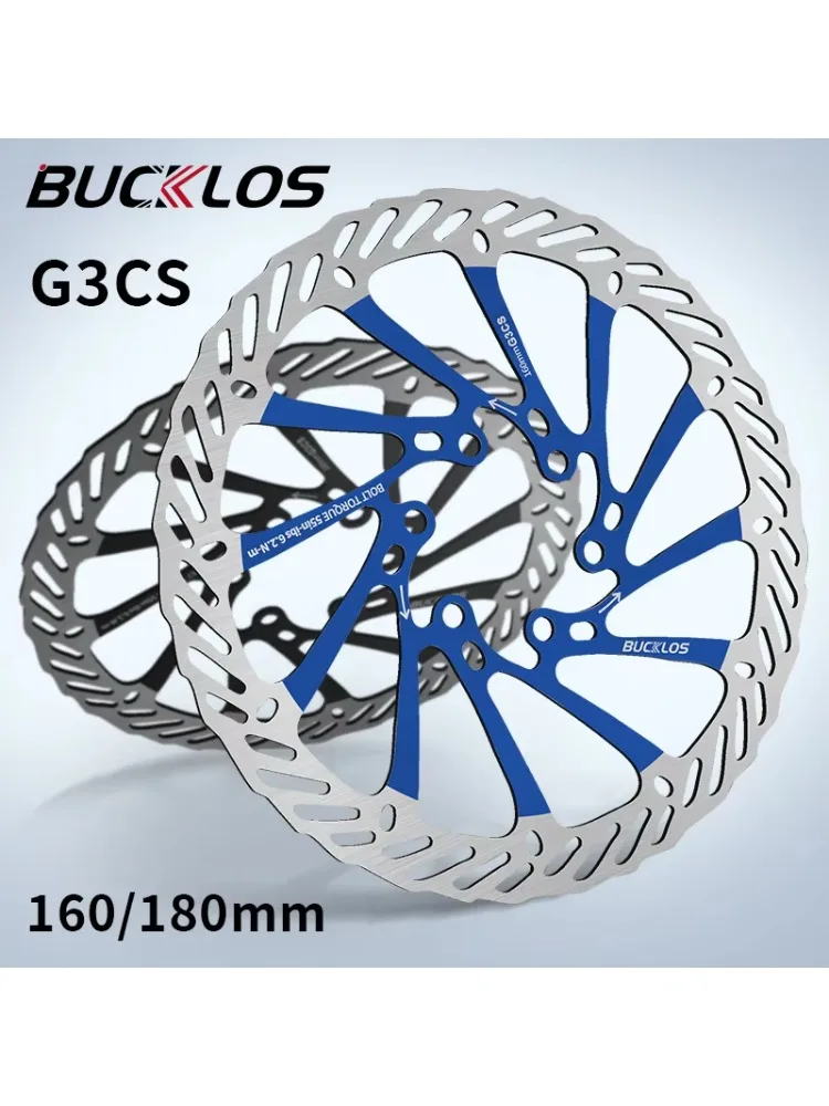 AliExpress BUCKLOS G3 MTB Mountain Bike Disc Brake Rotor Stainless Steel Bicycle Hydraulic Disc Brake 160MM