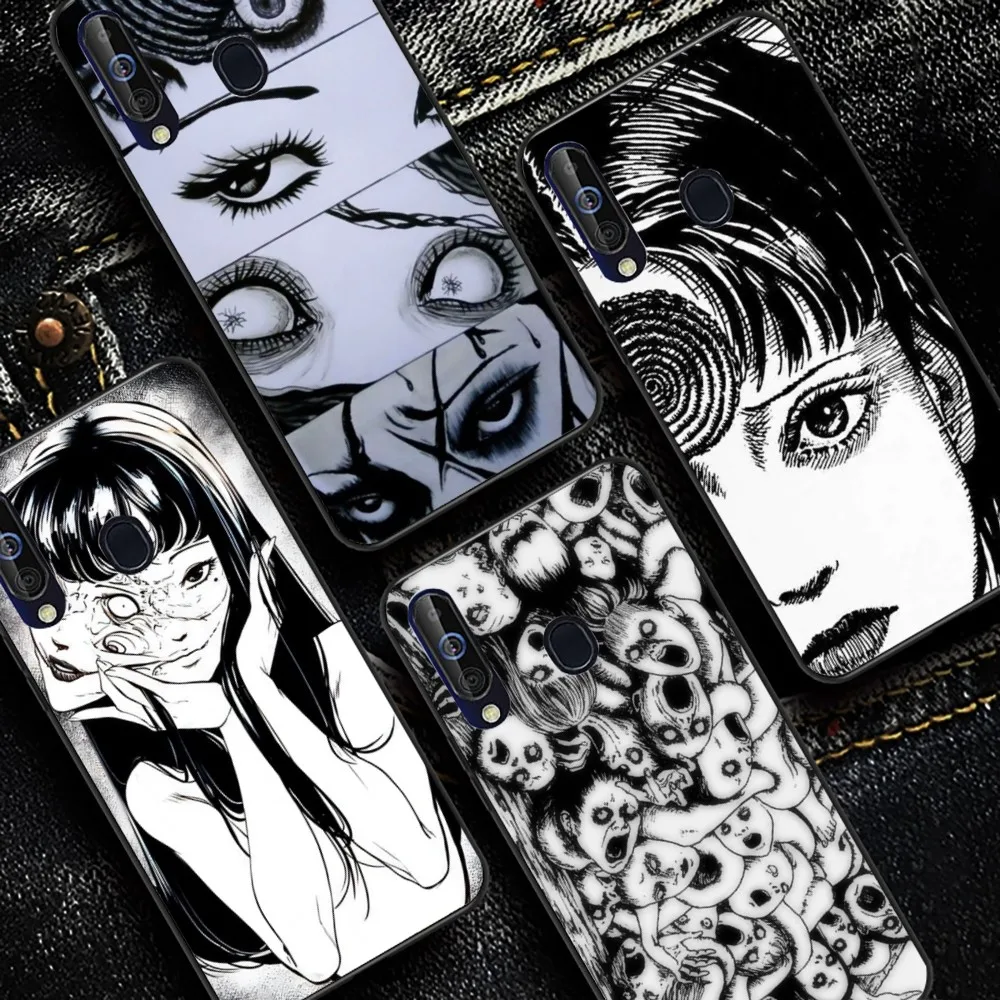 Black comics Junji Itos Tomies Phone Case For Samsung A 10 11 12 13 20 21 22 30 31 32 40 51 52 53 70 71 72 73 91 13 shell