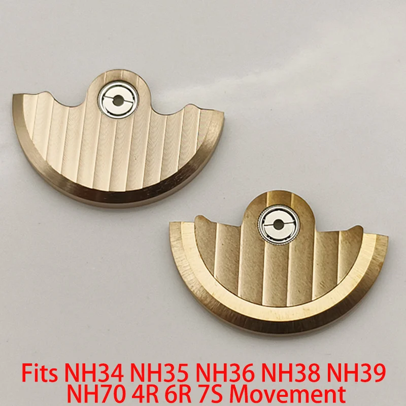 Mod NH35 HMovement Automatic Hammer Rotor Fits For 7S26 NH70 NH34 NH35 NH36 NH38 NH39 4R 6R Movement Men's Watch Refit Part