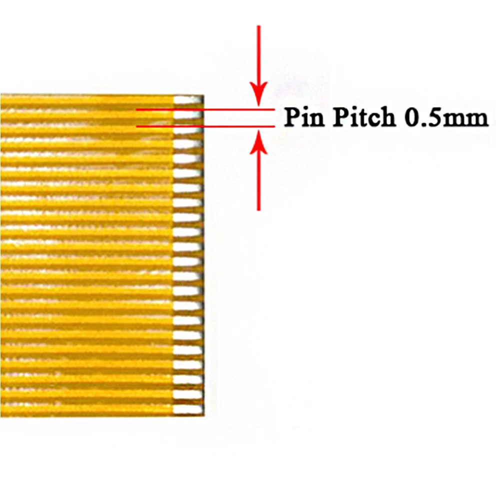 Nuevo Cable plano Flexible de cinta FPC de repuesto Original, Cable Coaxial de 24 pines, Cable de 0,5 MM para cámara X7/X9