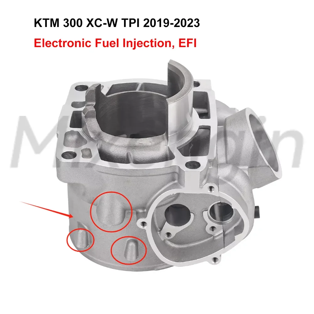 STD 72mm 300cc Ceramic Cylinder Block For KTM 300 XC TPI 300 XC-W TPI Six Days Erzbergrodeo 55730138000 2019-2023 Engine Parts