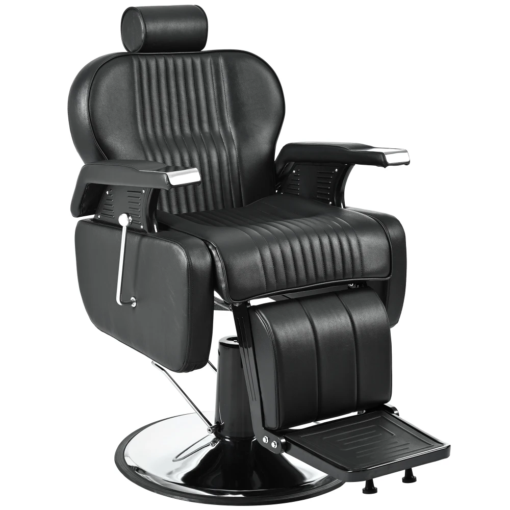 

Reclining Barber Chair,All Purpose Hydraulic Recline Barber Chair Salon Beauty Styling Chair360° Swivel,for Barber Shop