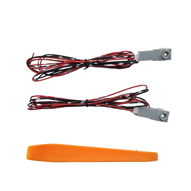 bright light 2Pcs LED Foot lamp With Wire For Toyota Mazda Subaru Yaris Camry Corolla Interior Light Foot Light Easy to install