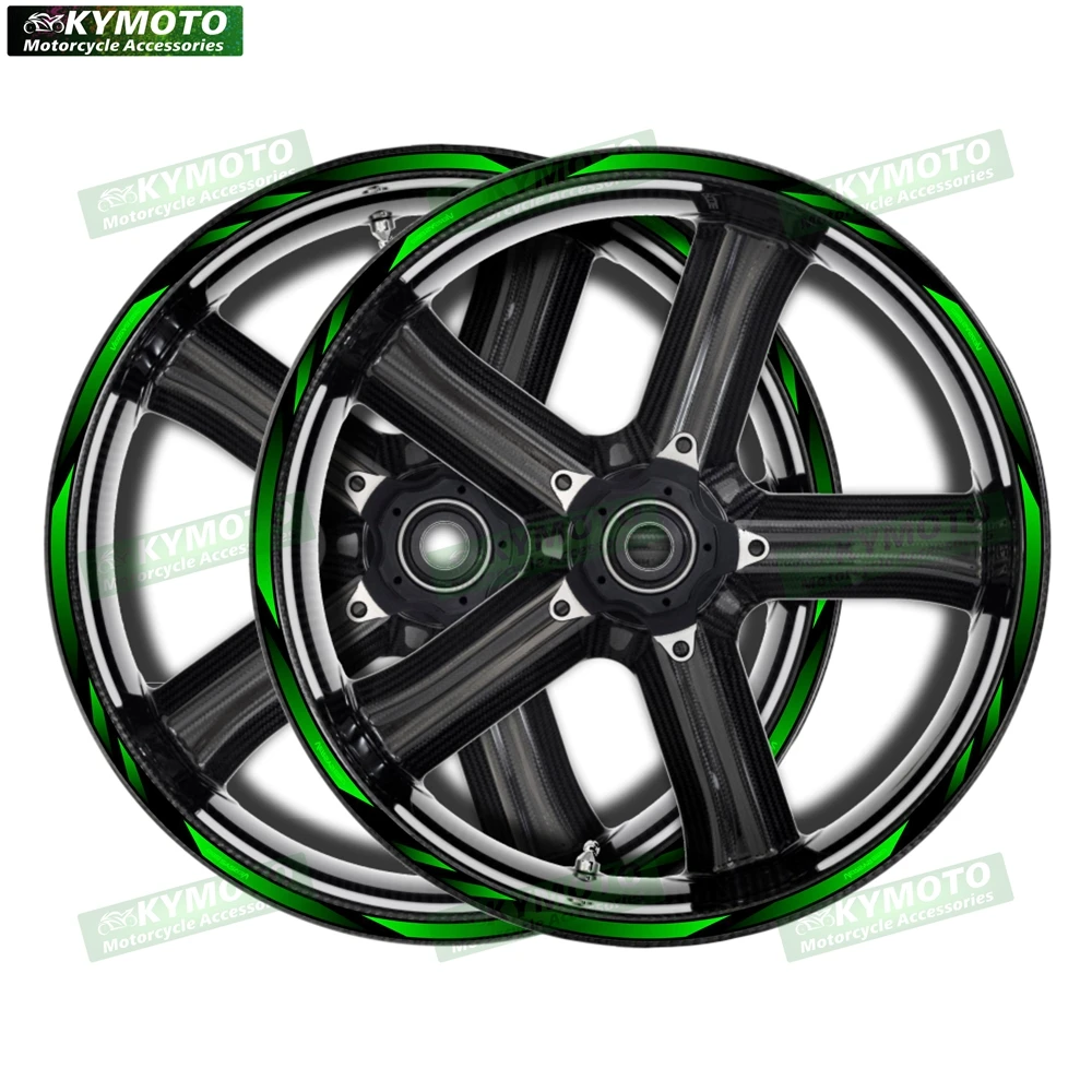 Reflective motorcycle wheel decals waterproof wheel wraps rim stripes 17-inch fairing modification for VERSYS650 VERSYS 650 3