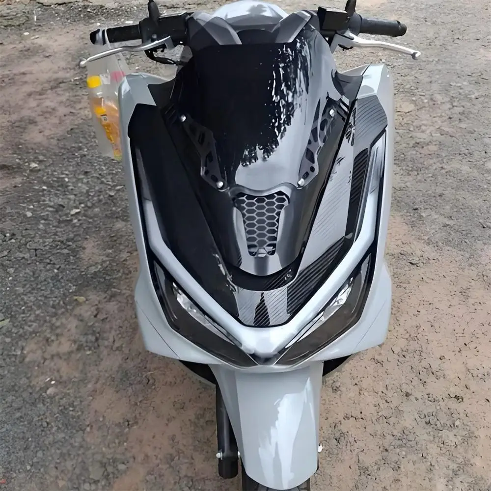 

Floating Film Coating Front Light Eyebrow Modified Design Front Decorative Cover Carbon Fiber for PCX160 2025