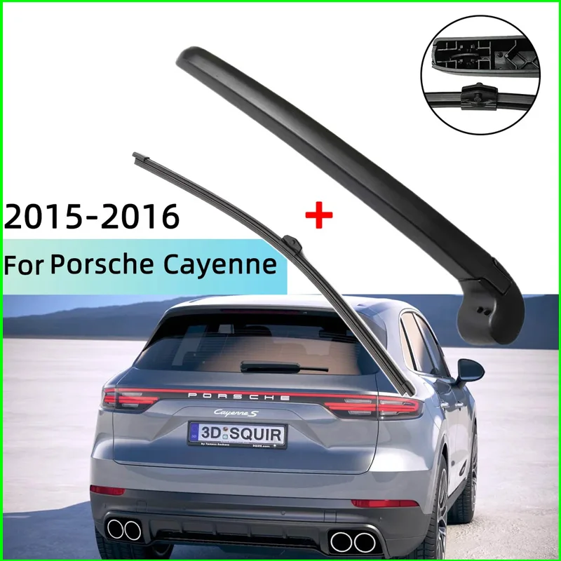 

For Porsche Cayenne 2011--2016 Rear Windscreen Wiper Blade Wiper Arm Windscreen Windshield Wipers Brushes Cleaning Accesso
