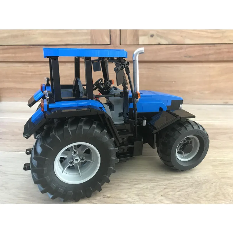 

MOC-23362Farm трактор, транспортный прицеп, строительные блоки, модель 1150 деталей, MOC, креативные строительные блоки для мальчиков и детей на день рождения, игрушки, подарки