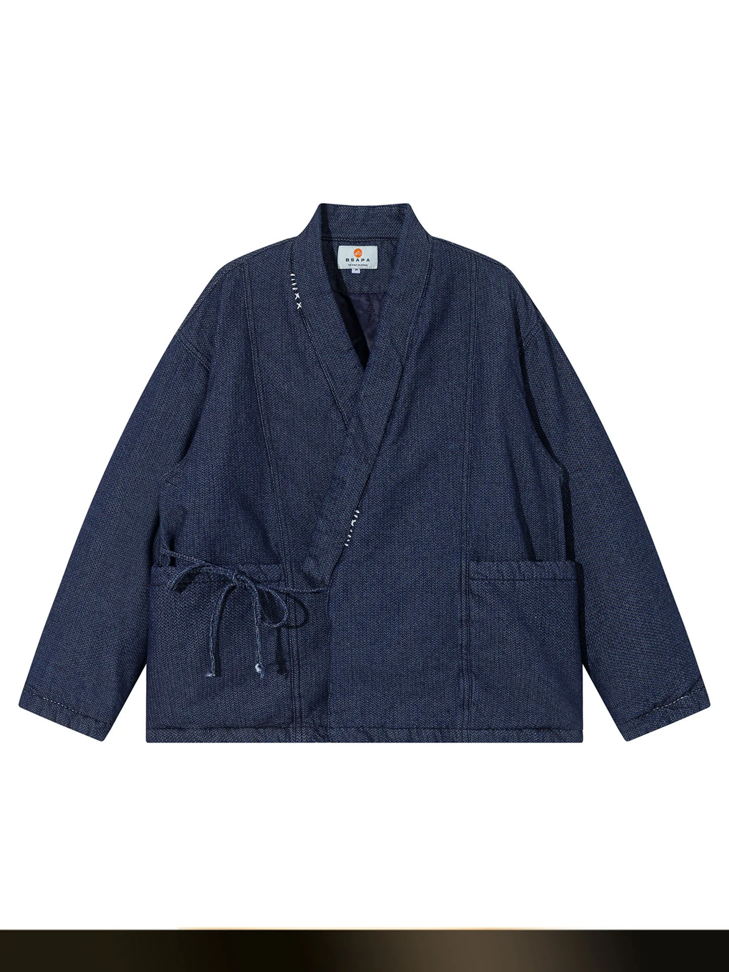 

Ретро-кардиган в японском стиле из утолщенного хлопка для мужчин, теплый зимний, с узором в виде меча, в стиле даопао, свободного кроя, повседневная верхняя одежда