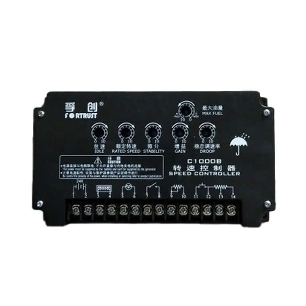 Fortrust C1000A Diesel Generator Governor Speed Controller Diesel Engine Control Circuit Board Module Genset Part