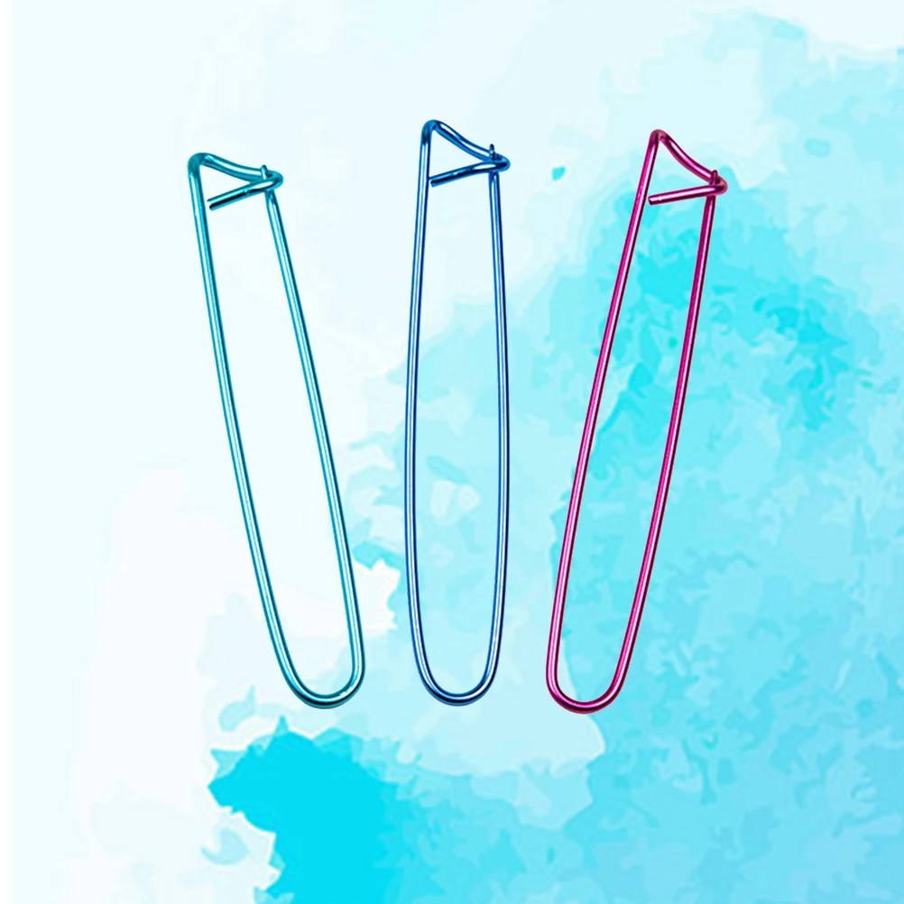 

10 шт., держатели для стежков из алюминиевого сплава, разные цвета для вязания крючком, пряжа, инструменты для рукоделия, одеяла, шарфы, одеяла