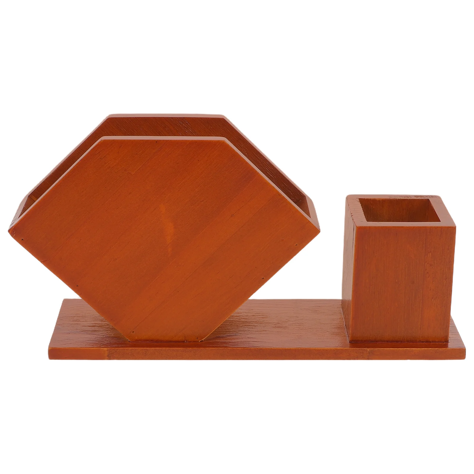 

Wooden Tissue Box Holder Vintage Napkin Dispenser Multi-Compartment Desktop Organizer For Kitchen Living Room Coffee Shop