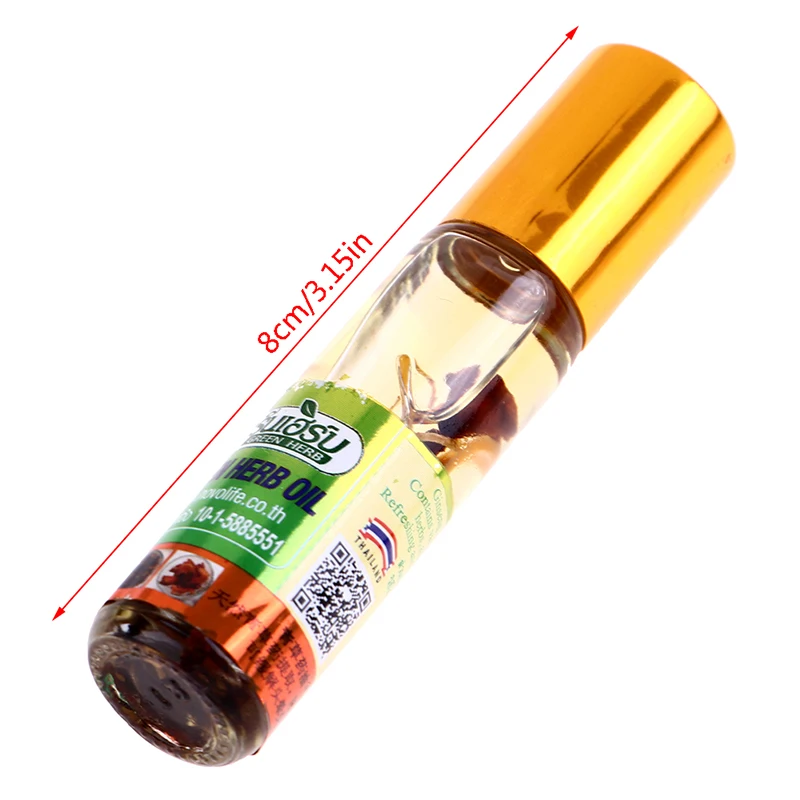 Balsam Balm Thai Green Herb Oil Herbals Headache Dizziness Relief Pain Massage