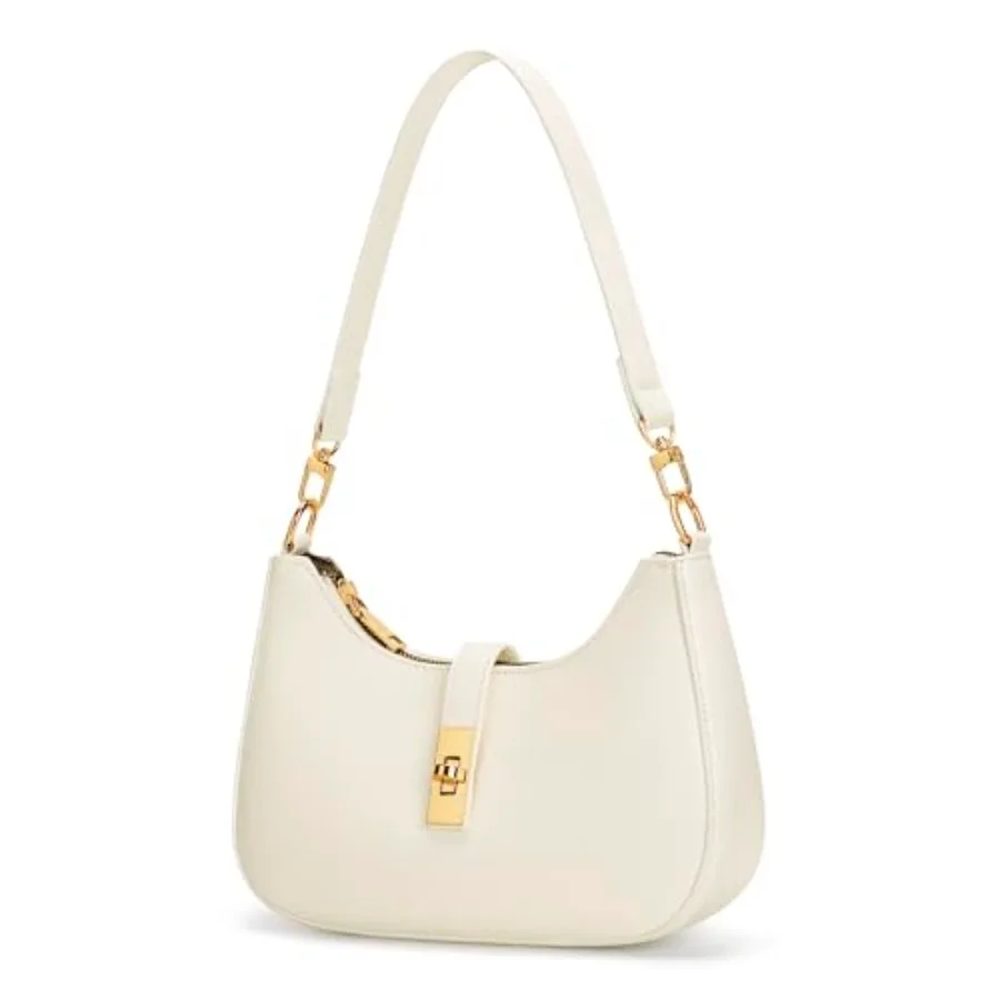 

KKXIU Shoulder Bag for Women Cute Hobo Handbag and Vegan Leather Retro Small Clutch Purse with Zipper
