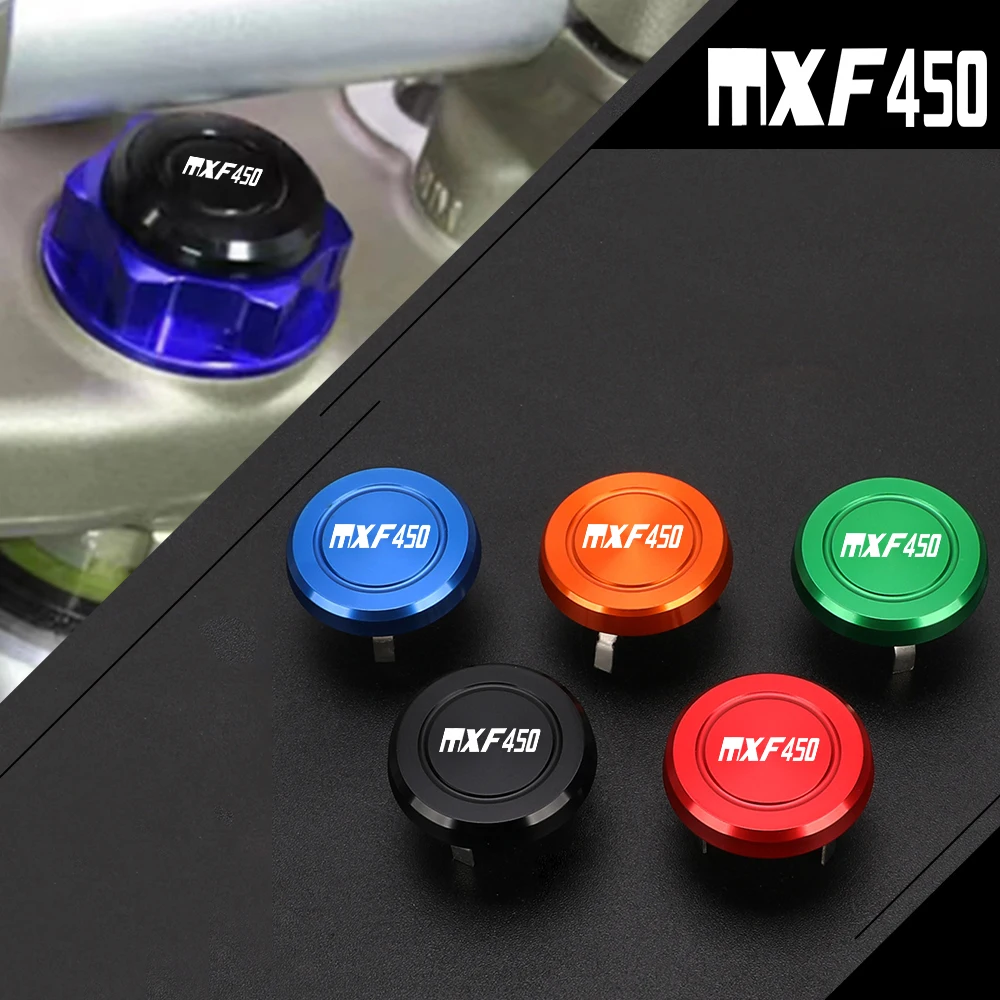 

Motorcycle Accessories Steering Stem Nut Cap Decoration Cover For TM MXF450 MXF 450 MX450F 2019 2020 2021 2022 2023 2024 2025