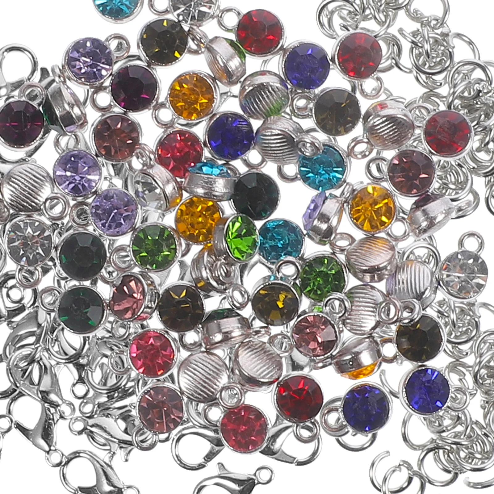 

Birthstone Pendant Diy Jewelry Charms Earrings Gemstone Shaped Pendants Accessories for Making