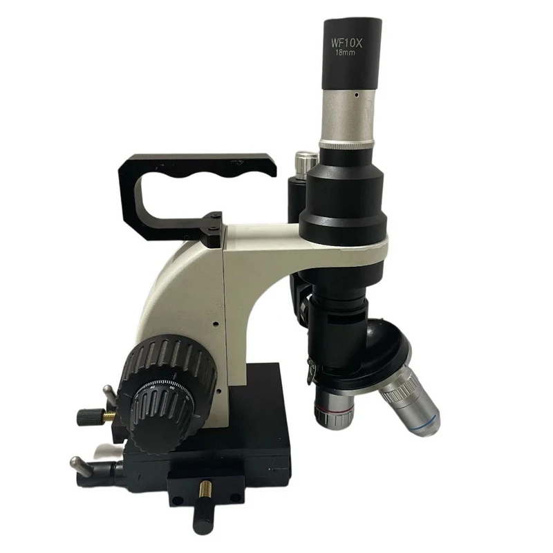 Handheld Portable Metallographic Microscope WIth LED Magnetism Base Polarizing Microscope For Observes Metal and Alloy Materials