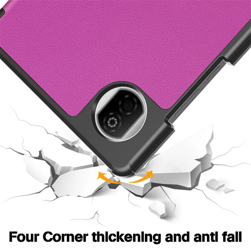 Dreifach Faltbare Hülle für Honor Pad X7 8,7 Zoll mit Auto-Wach-Schlaf-Funktion Stoßfeste Abdeckung – Detail 3