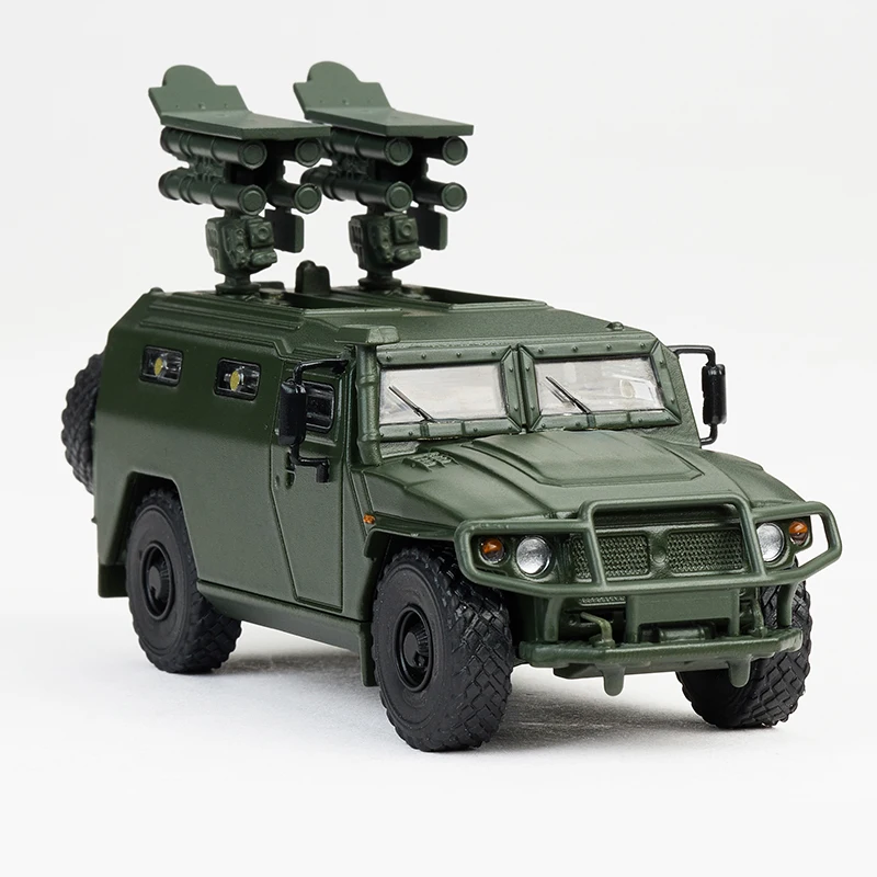

MASID 1:64 Tiger Armored Vehicle Anti-tank Missile Alloy Model Car