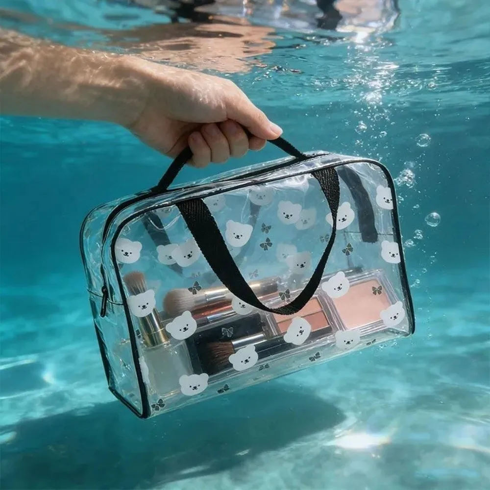 Durable Large Capacity Toiletry Bag PVC Waterproof Cosmetic Organizer Make Bag