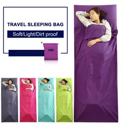 Portable Ultra-light Sleeping Bag Outdoor Camping Tent Bed Travel Sleeping Bag Liner Waterproof Travel Hotel Sheet Sleeping Bag