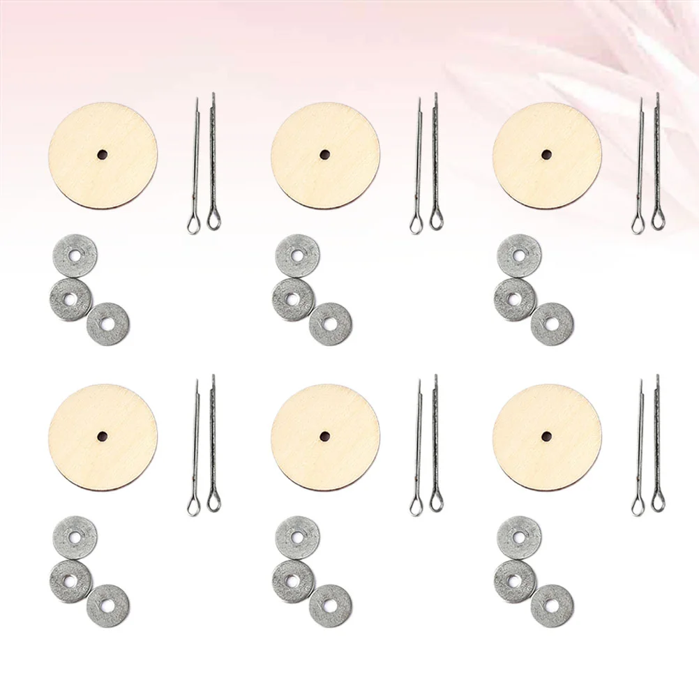 

20 Set Joints Supplies Dolls Accessories Wooden Making Craft Stuffed Animals for Kids