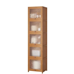 Cozinha Food Organizer Cabinet, Aparadores Caixa De Armazenamento, Temperos Recipiente, Quarto Buffets, Cozinha Gamer