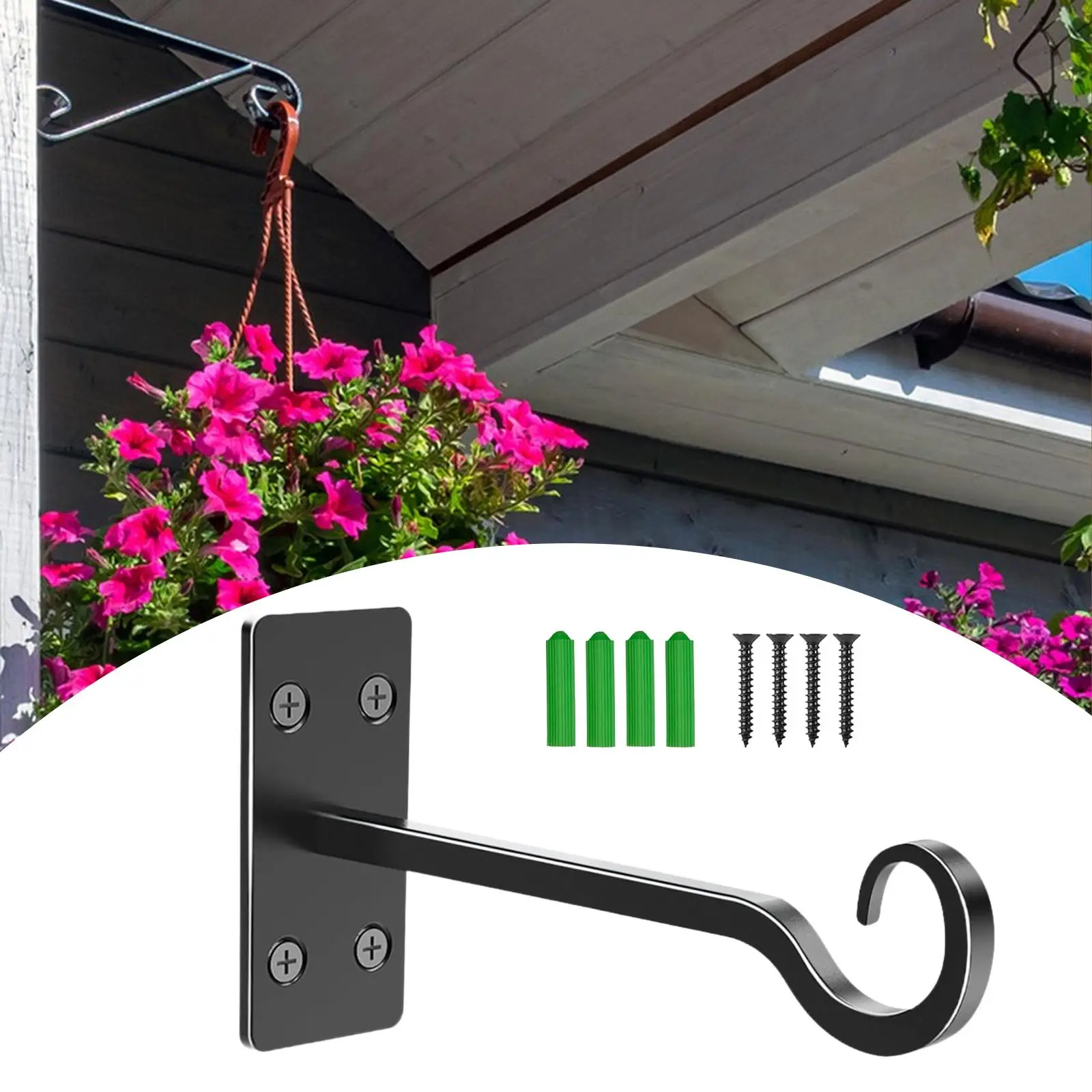 خطاف تثبيت على الحائط عالي التحمل للمزارعين وممر دقات الرياح #2