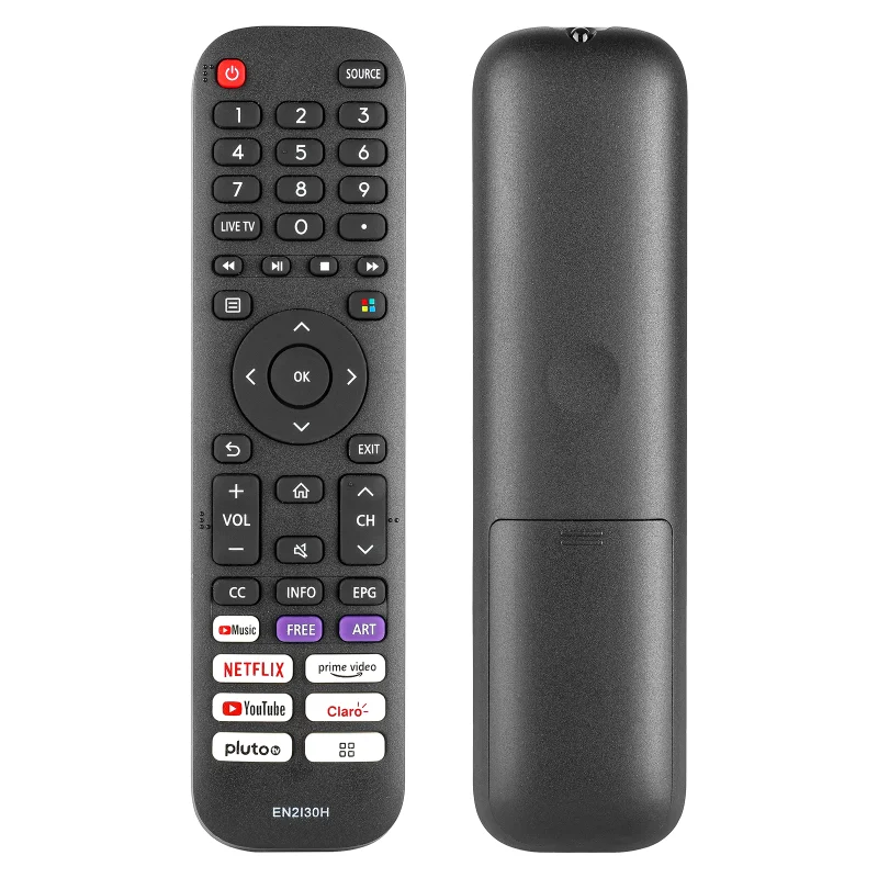 Control Remoto EN2I30H para Hisense, Compatible con Televisores Hisense 43H6G 43H77G 43V6G 43A60G 43A60H 5H6G 55H77G 55V6G 55A60G 55A60H 50H6G 50H77G