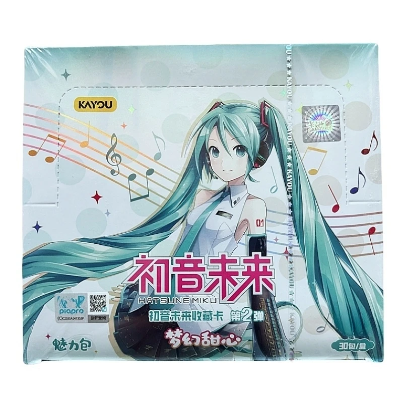 KAYOU Genuine Hatsune Miku Collection Hobby Cards Virtual Singer Shine Superstar Halloween Cosplay Cute Children's Gift