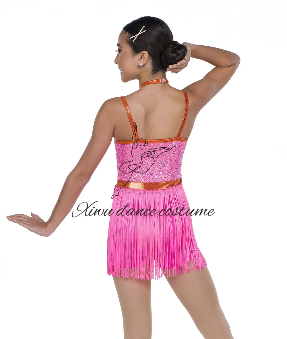 New Jazz Dance costume Professional Jazz dress performance dress suit Latin dress Modern Dance dress sequins Custom Dance costum