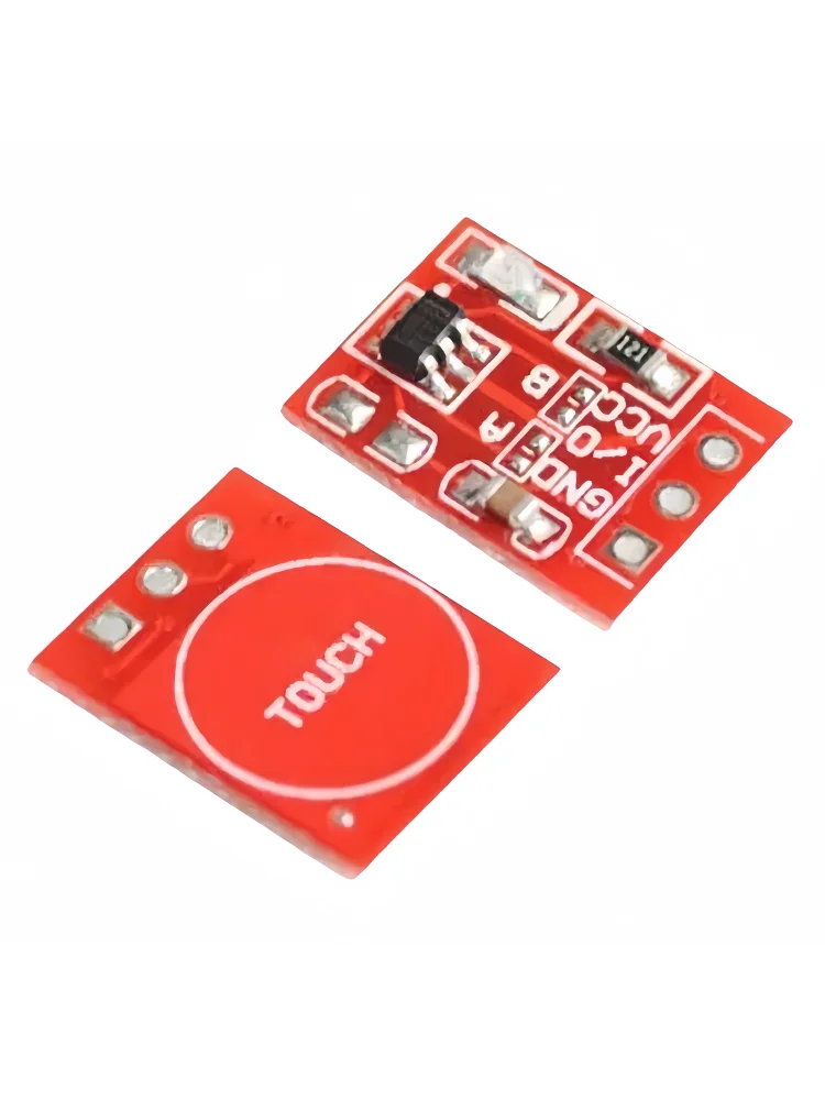 Mindestabnahme 10 Stück TTP223-Touch-Button-Modul, selbstverriegelnd, Impulsbetrieb, kapazitiv, Schalter, Einzelkanalmodifikation – Detail 2