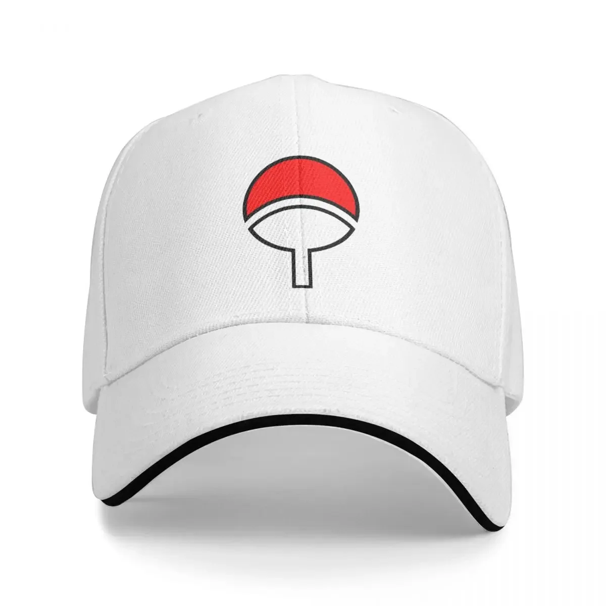 Lambang Uchiha Baseball Caps Vintage Japanese Manga Ninja Sandwich Hat Men Women Polyester Dad Hat Sport