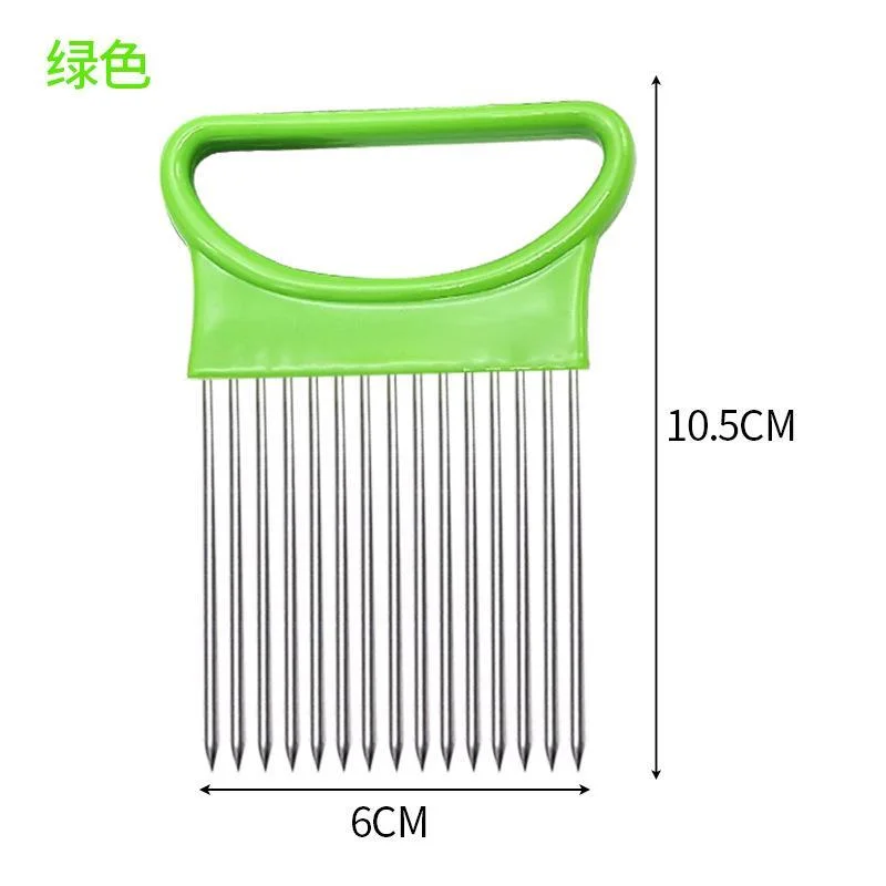 

60pcs Stainless Steel Onion Needle Slicer, Loose Meat Needle, Onion Cutting, Fruit and Vegetable Cutting, Fixing Device