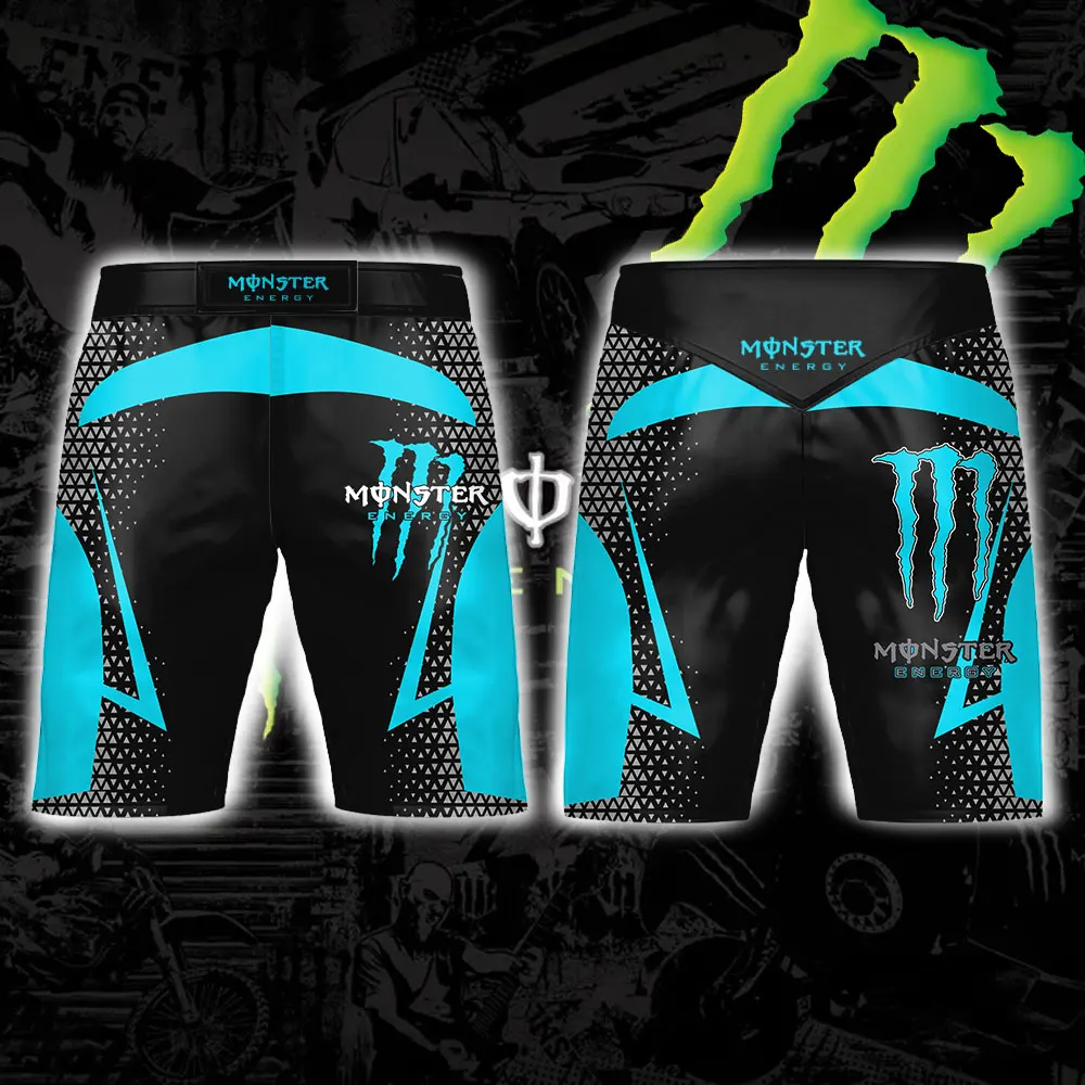 

New Monster Energy Art Style Personalized Fashion Daily Fashion Wear Comfortable Breathable Men's Sports Shorts