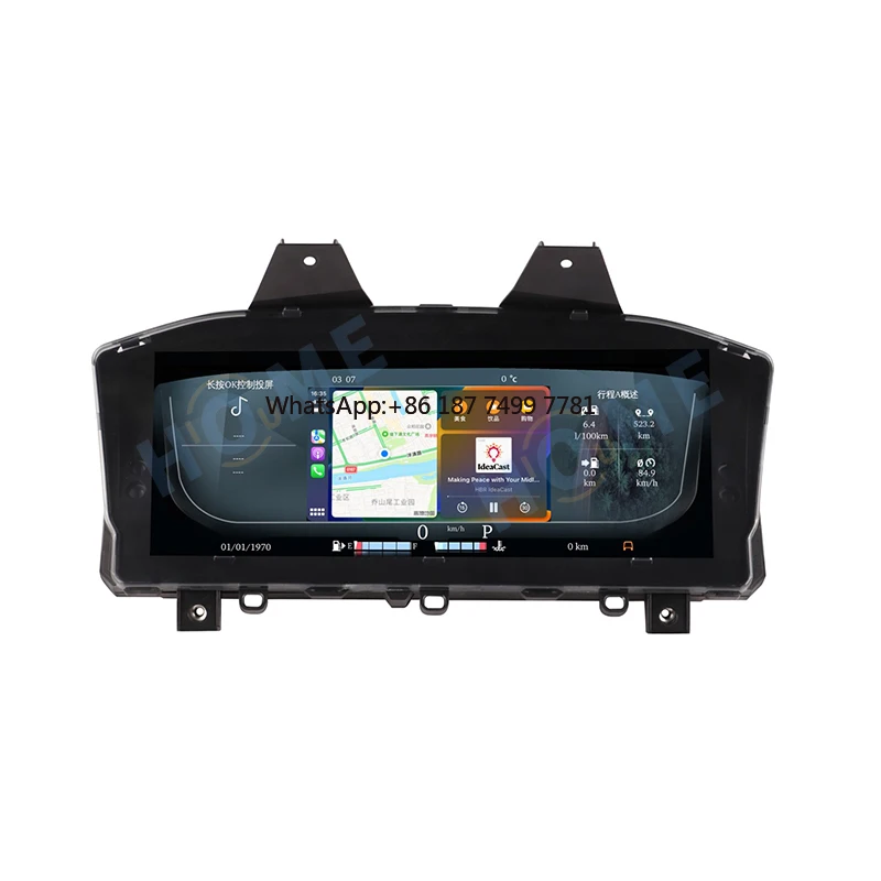 

Linux System 12.3 Inch Car Lcd Speedometers Dashboard Support CarPlay for Range Rover 2014-2017 Virtual Cockpit Cluster Digital