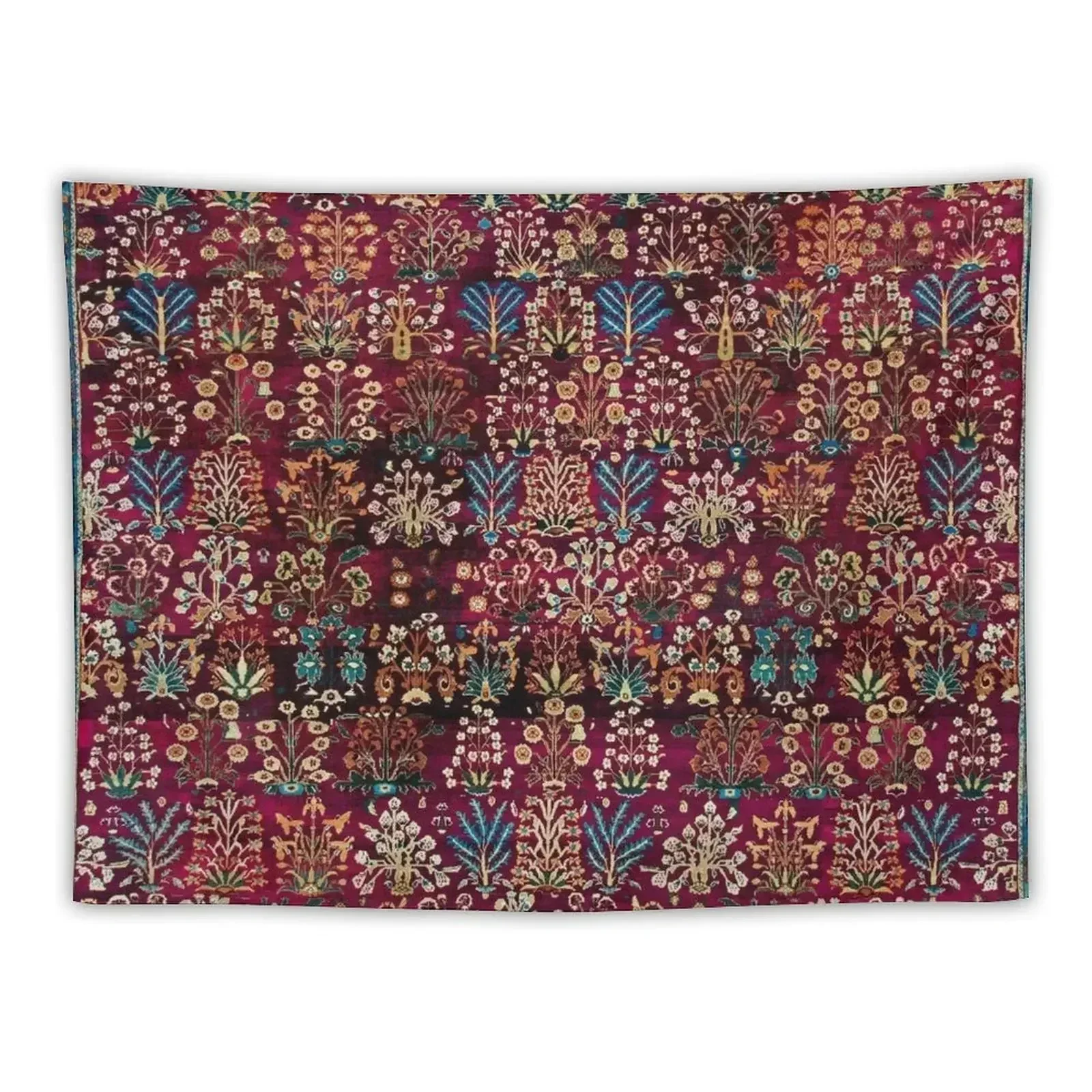 

Vintage Indian Amritsar Rug Print Tapestry Decoration Pictures Room Wall Living Room Decoration Aesthetic Decoration Tapestry