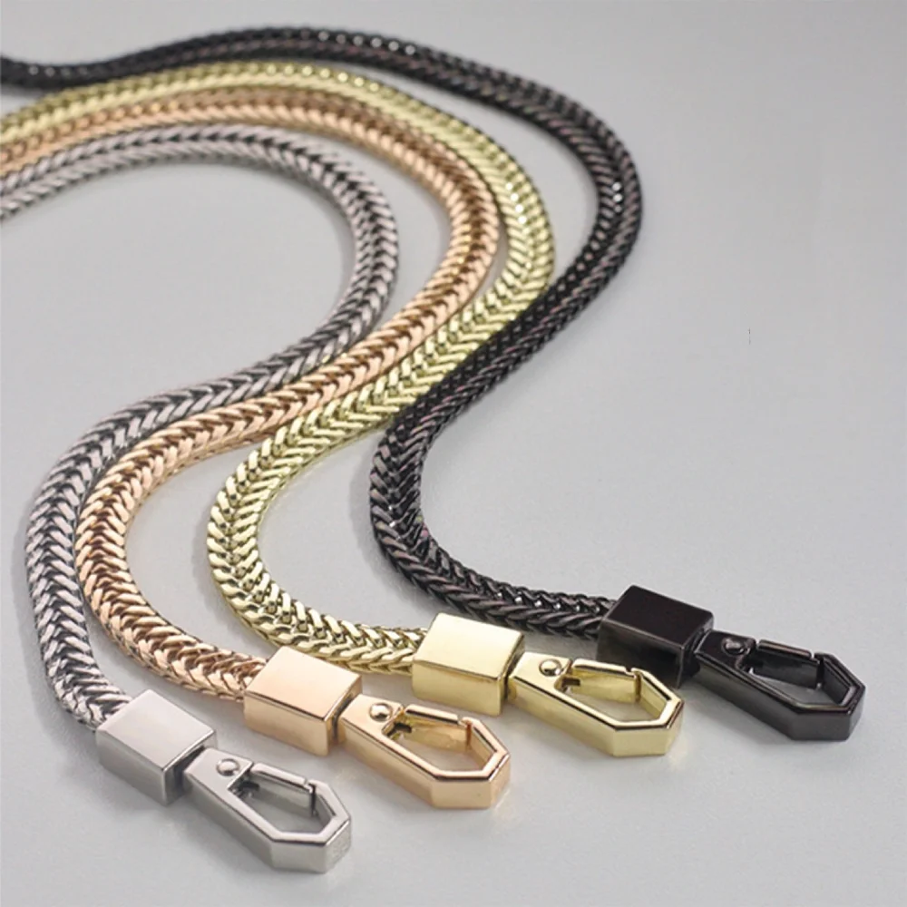

Bag Chain Gold/Silver/Gun Black 90-120CM Bag Strap Replacement Purse Chain Shoulder Bag Straps Small Handbag Purse Handle Chain