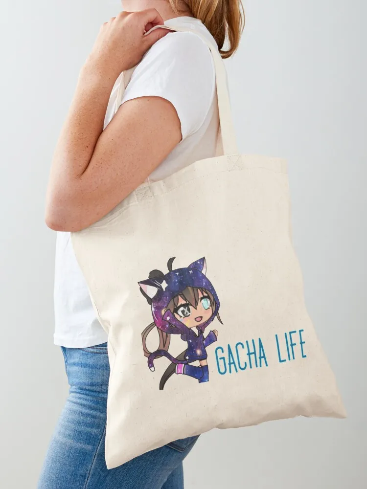 Gacha life afton family Essential Tote Bag Women's bag hand bag ladies Shopping bags shopping bags foldable Canvas Tote