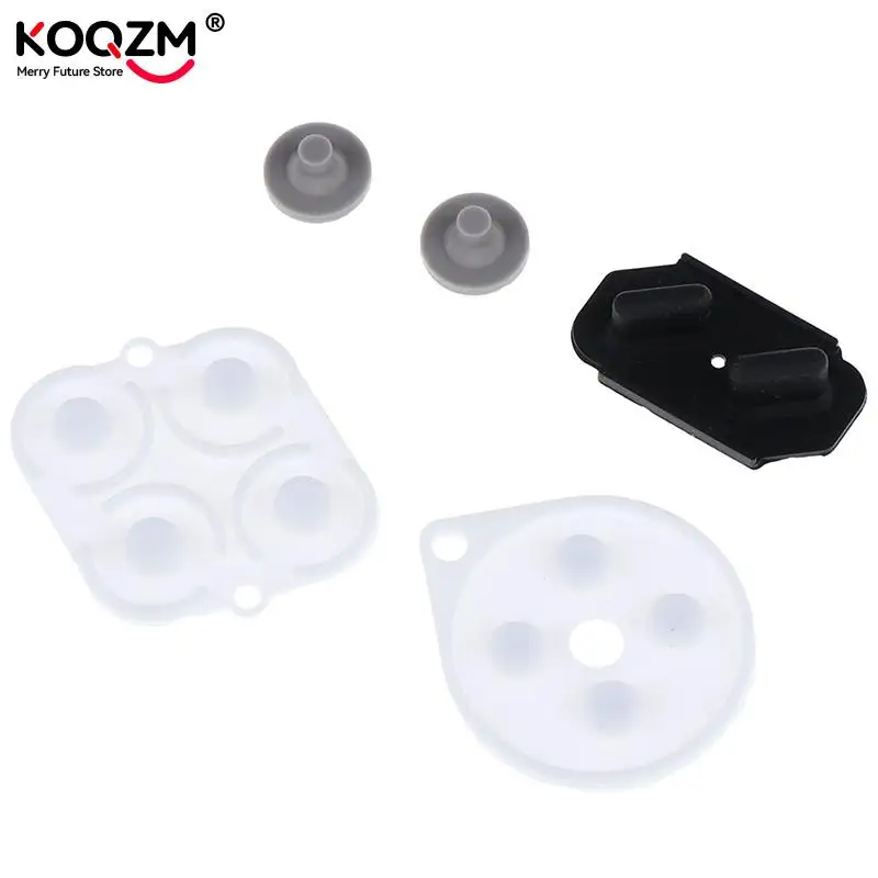 5pcs/set Controller Gamepad Conductive Rubber Pads Button Pad Keypads Replacement for SNES