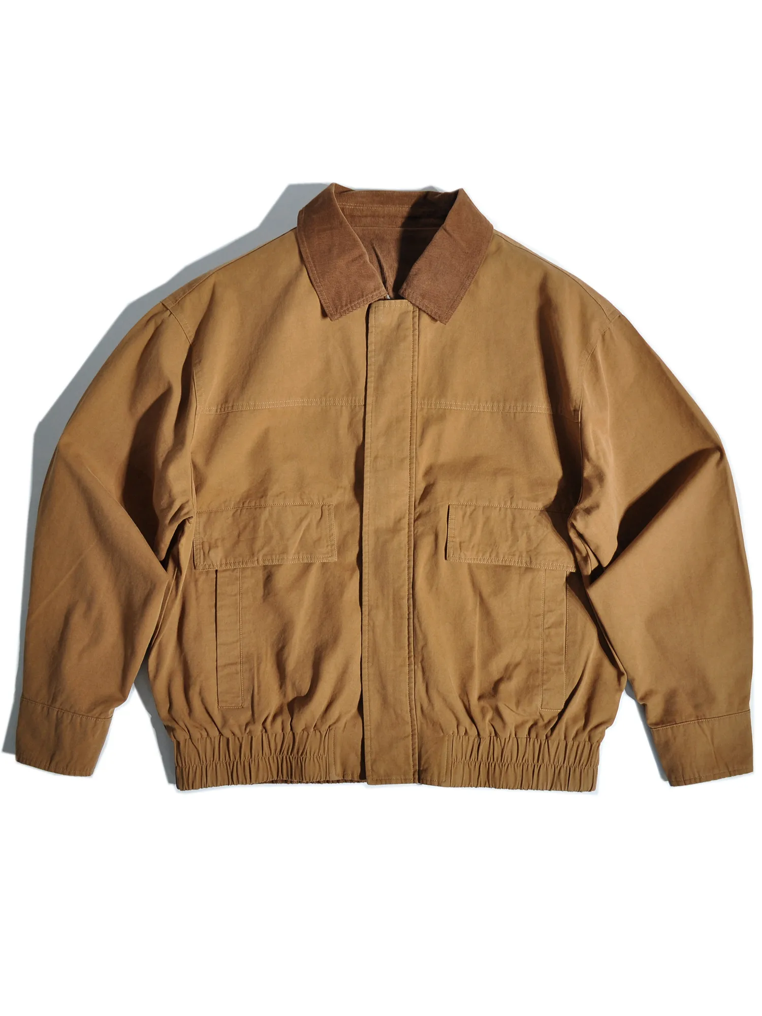 Cappotto in cotone allentato semplice da uomo in stile americano retrò Amikaji Nuovo arrivo