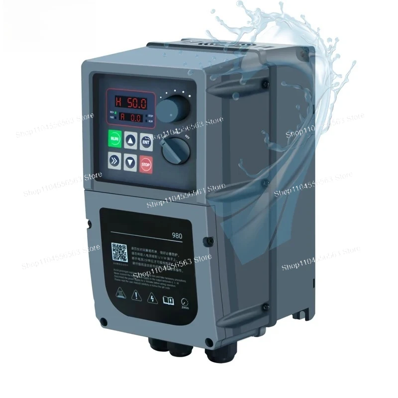 M-driver Waterproof AC Motor Drive Single Phase 3 Phase 0.75kw-15kw VFD Dustproof Pump Inverter