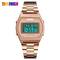 SKMEI 1328 Womens Luxury Wristwatches Sport Waterproof Digital Watch for Womens Girl Electronic Ladies Clock Relogio Feminino