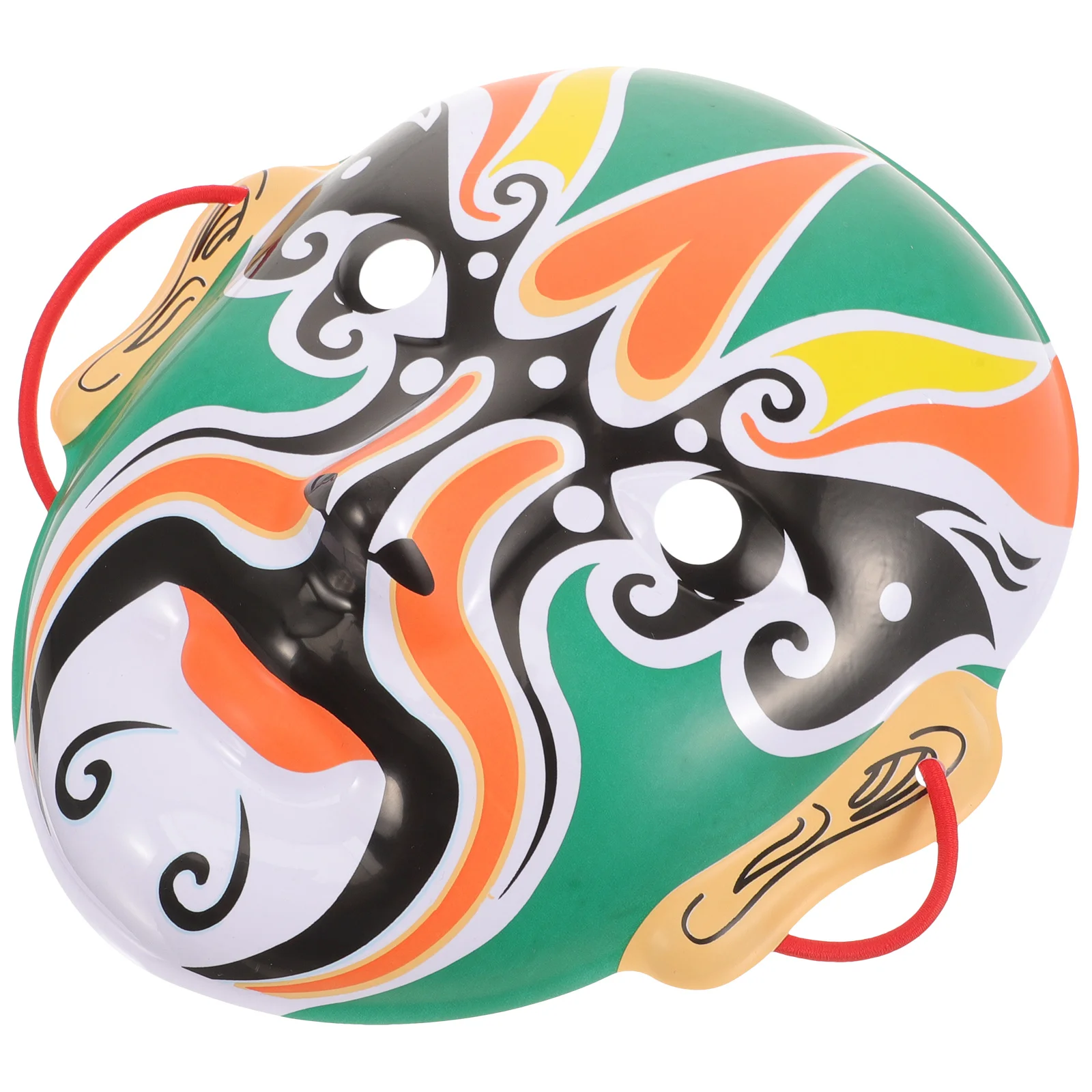 Máscara de ópera chinesa requintadamente elaborada, perfeita para sala de jantar e decoração de festa, máscara de ópera chinesa, fornecimento de festa