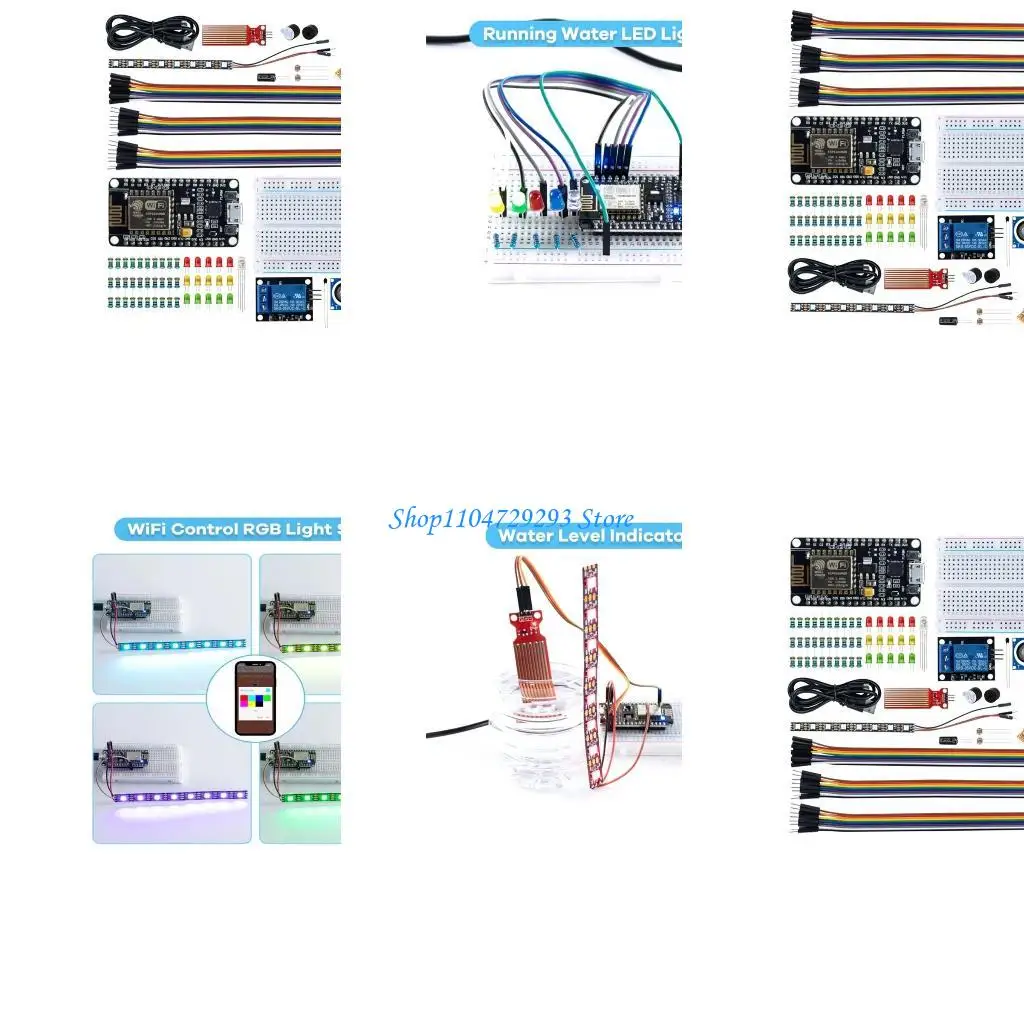 

Y2GD ESP8266 LED Wire Button School Education WIFI Development Board