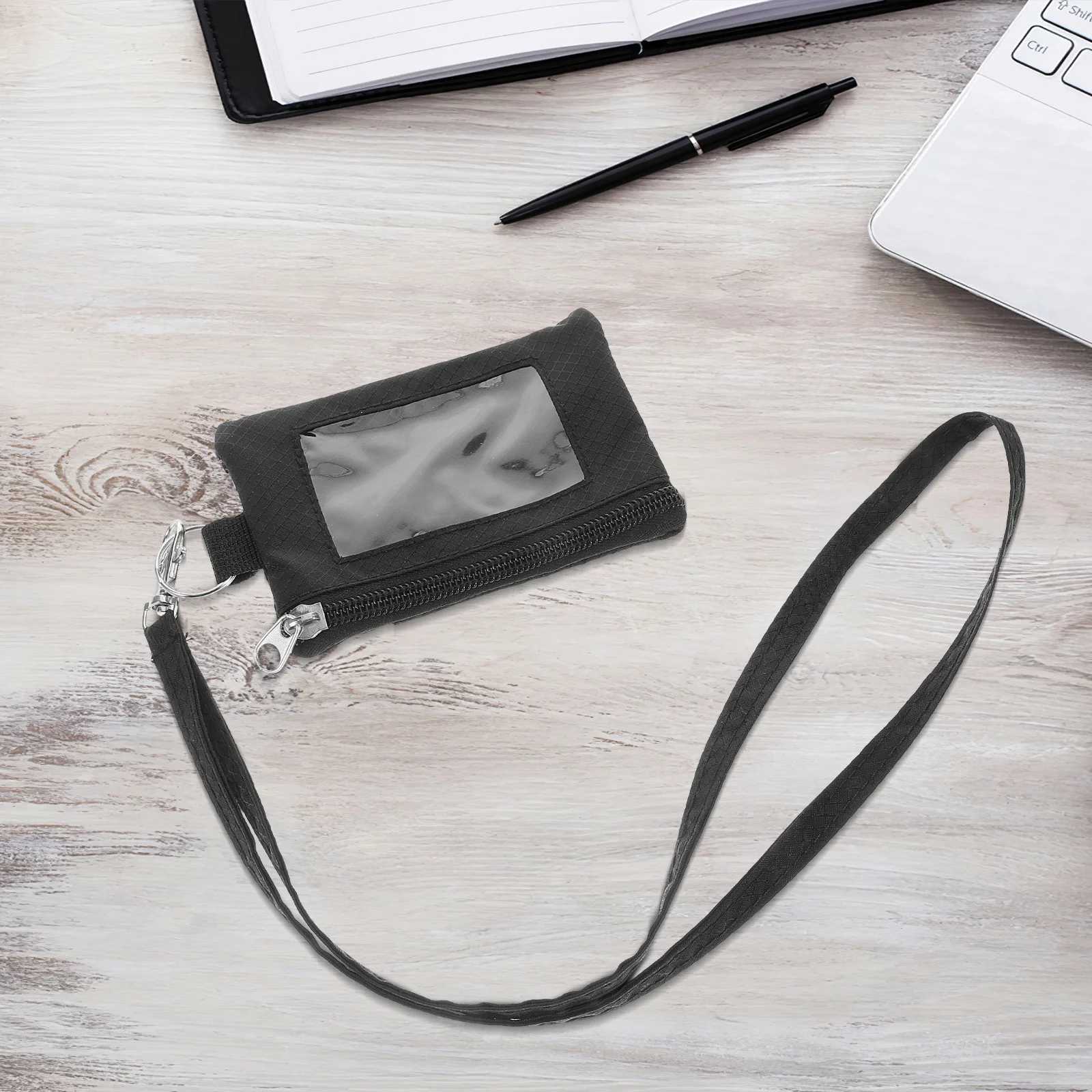 محفظة صغيرة للنساء من النايلون فائق النحافة، سلسلة مفاتيح، حامل مدمج، محفظة للعملات المعدنية، محفظة صغيرة بسحاب، حامل بطاقة ائتمان لطيف #6