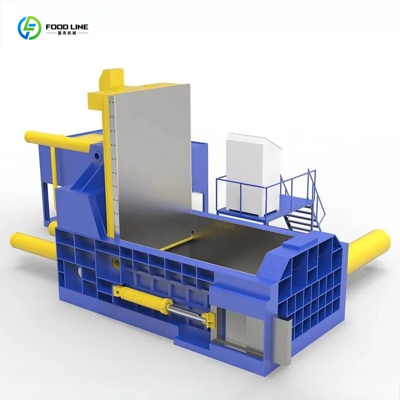 Customized Hydraulic Vertical Compression Baler Custom Made For Scrap Metal And Aluminum Recycling
